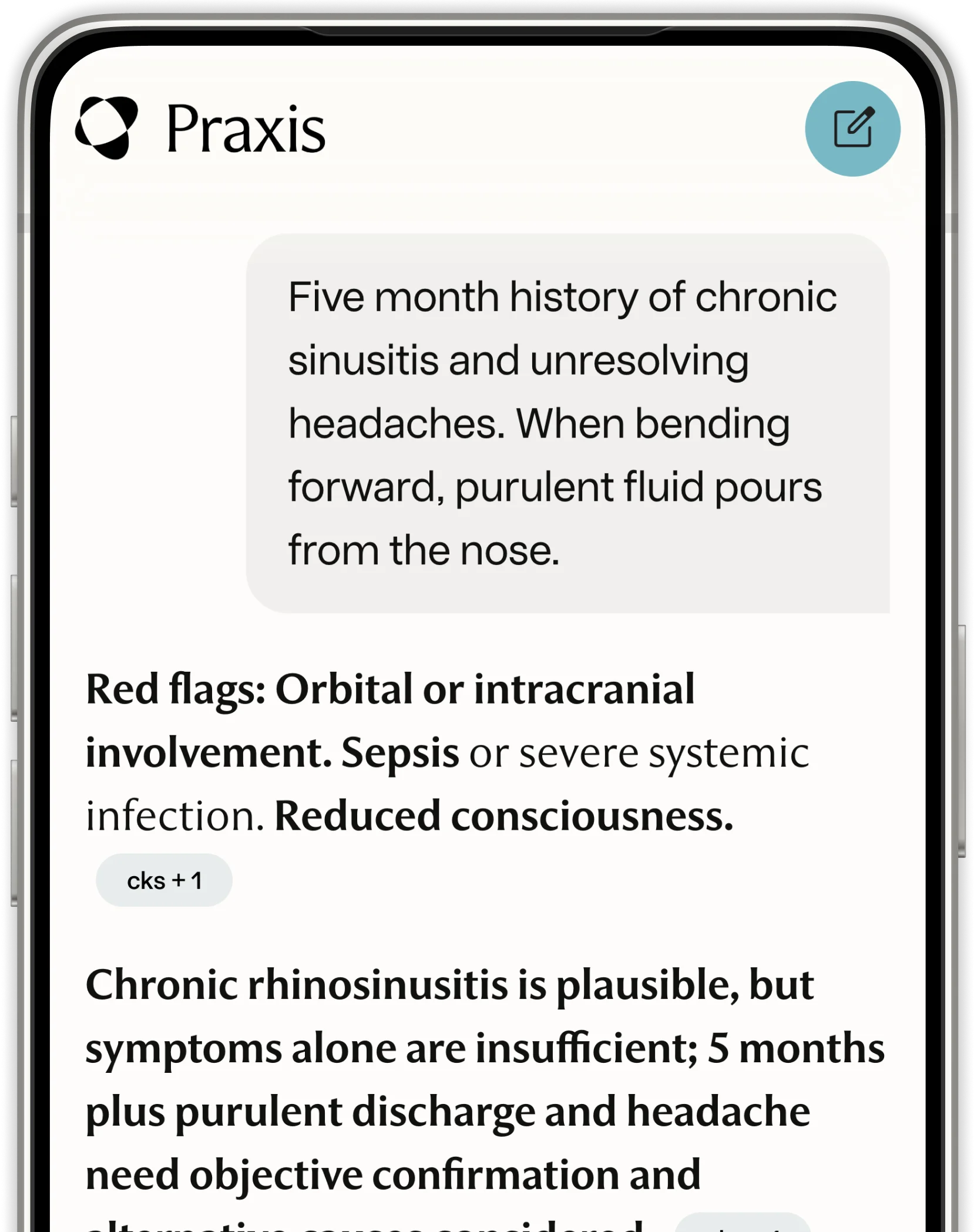 Praxis mobile app